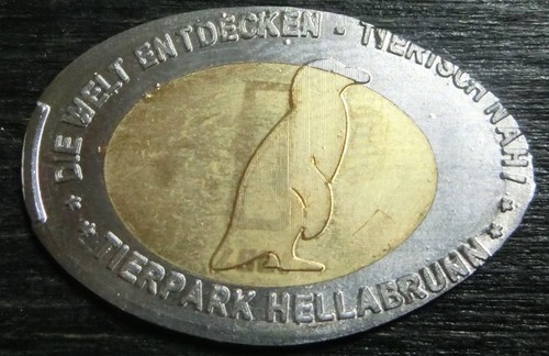 Elongated coin tierpark - elongated,