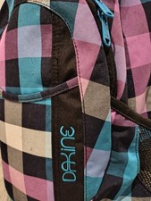 Dakine Rucksack Schulrucksack kariert hellblau rose creme schwarz