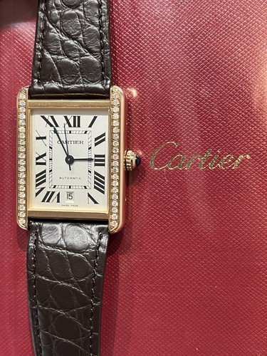 Cartier tank solo rose gold - tank,