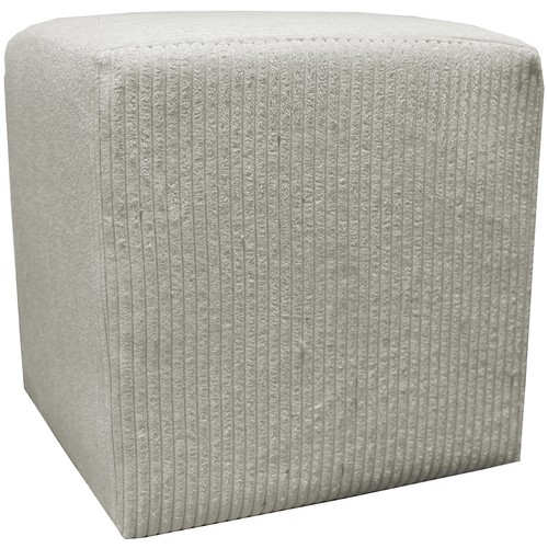 Hocker creme cord 45x45 - hocker,