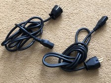 1 Paar Netzkabel Stromkabel