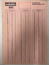 Märklin Katalog  1976 NUR