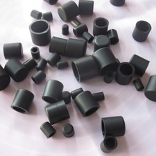 Silikongummistopfen Schwarz