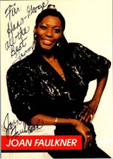 Original Autogramm Joan Faulkner BONEY M MILLI VANILLI /// Autograph signiert si