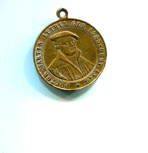 Martin luther medaille 1885 - martin,