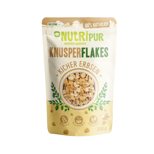 Kichererbsen knusperflakes - kichererbsen, knusperflakes-
