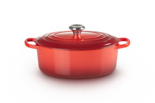 Ovale Cocotte Bräter Evo Le Creuset Gusseisen 29 cm - Kirsche - Händler