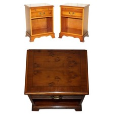 PAAR VINTAGE MASER EIBENHOLZ