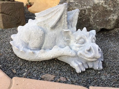 Steinfigur drache steinguss - drache,,