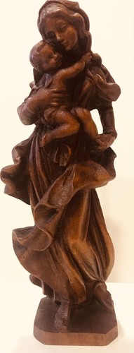 Alte handgeschnitzte holzfigur - handgeschnitzte,