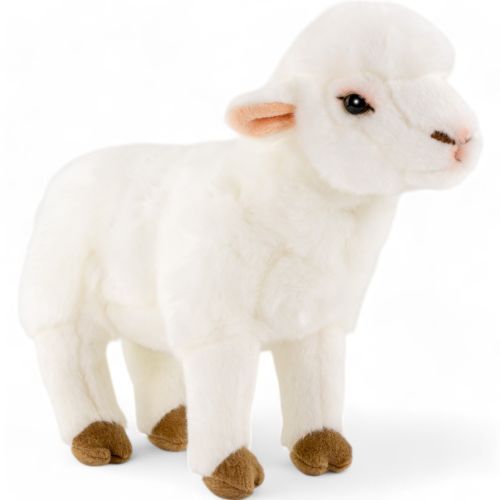 Schaf lamm stehend 28 cm - schaf,,