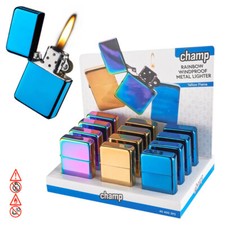 12 x Benzinfeuerzeug Rainbow