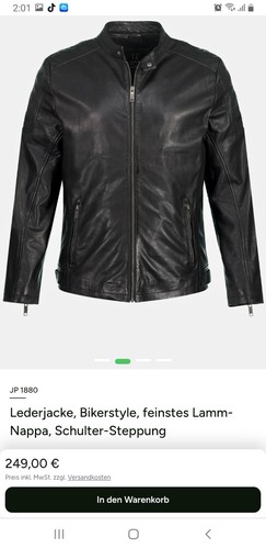 Lederjacke bikerstyle - lederjacke,,