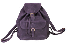 Picard Damen Herren Rucksack Wasserbüffel Leder schwarz Backpack Vintage B327