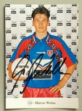 Marcus Wedau Autogramm auf Autogrammkarte | Bayer 05 Uerdingen