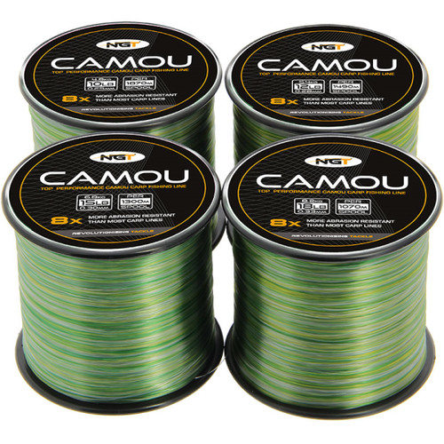 Ngt camo karpfenangeln mono - camo,