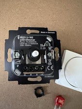 Busch Jaeger Set LED Dimmer 6523 U-102 + Abdeckung 2115-214 Reflex SI Alpinweiß