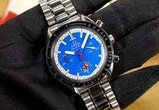 OMEGA 39 mm Speedmaster Michael Schumacher CART Reduced Automatic blau 175.0032