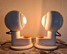 2er Osram KUGELLAMPE Concentra Agilo T 40, Schlagheck/Schultes Design, 70er Jahr