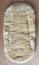 Kaiser Felleinlage / Fellauflage für Babyschale, echtes Lammfell, gebraucht