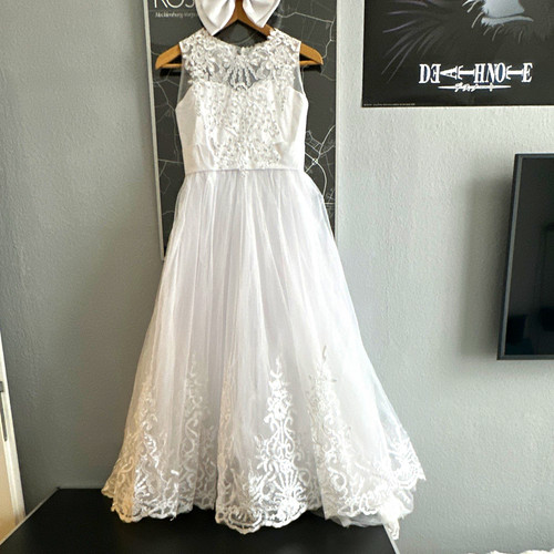 Mädchen festkleid weiß - mädchen,
