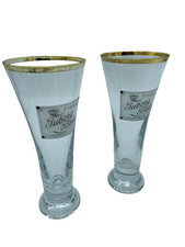 5x Tuborg Beer Copenhagen Denmark Bierglas Goldrand 0,3 L Dänemark Vintage