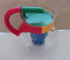 Geldo exclusiv Teekanne Glas mit Siebeinsatz Teesieb Filter Glaskanne Teekrug