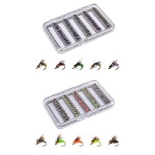 50Pcs Fly Fishing Lures Trout