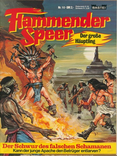Flammender speer - flammender,