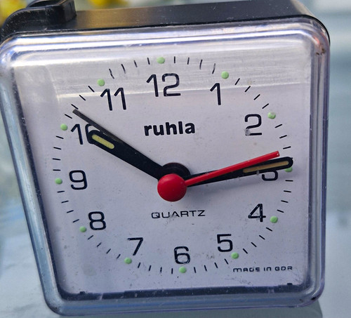 Ruhla wecker quarz analog - ruhla,