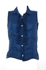 ULI KNECHT Bluse Gr. S Leinen