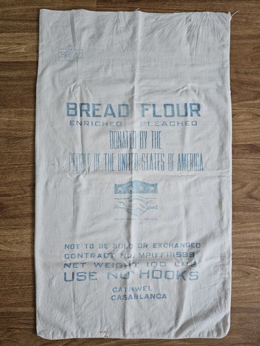 Vintage mehlsack baumwolle - vintage,