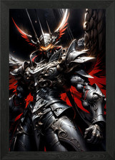 Schwarze Rüstung Roboter