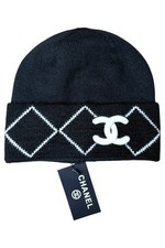 Chanel Beanie Schwarz