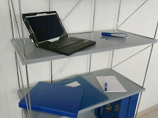 Regal grau Chrom 79 cm breit flexibel #togo-Regal umzugsgeeignet leichte Montage