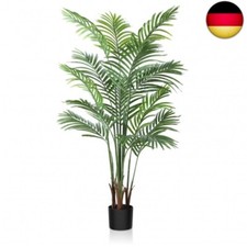 CROSOFMI Künstliche Pflanzen groß 130cm Kunstpflanze im Topf Plastik Palme K