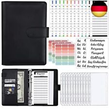 A6 Binder Budget Planner Deutsch,Geld Organizer Budget Planer mit 12 Binder