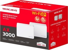 Mercusys Halo H3000X 2-Pack WLAN-Router 6 Mesh AX3000 Dualband 420 m² 3x Gigabit