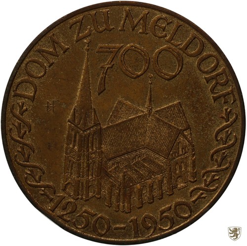 Meldorf medaille 1950 zur - medaille,