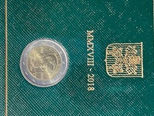 2 Euro Münze Vatikan 2018 zum