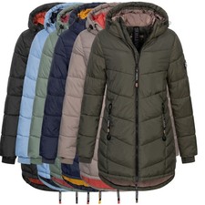 Sublevel Damen Winter Jacke Mantel Parka Steppjacke Steppmantel Wintermantel