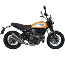 Laser GP-Style Ducati Scrambler 2015- Motorrad Auspuff Auspuffanlage Edelstahl 