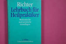 180737 Isolde Richter LEHRBUCH FÜR HEILPRAKTIKER medizinische und juristische