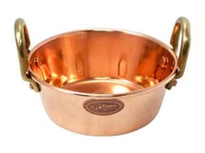 CopperGarden® 1,2 Liter Marmeladetopf aus Kupfer 16cm - Rührtopf - Kupfertopf