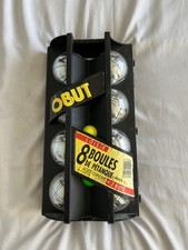 Obut Loisir Petanque Set 8 Chrom Boule + 2 Aber in Tragetasche Vintage