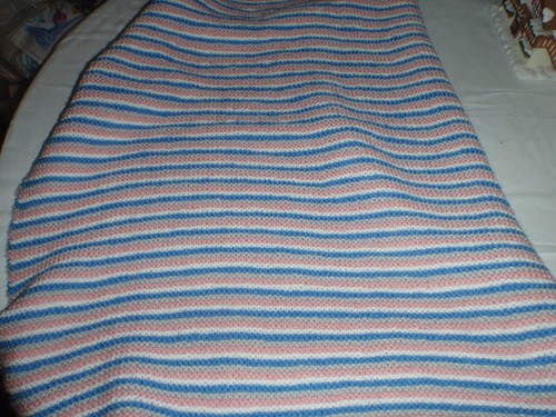 Babydecke handarbeit lweiß - babydecke,
