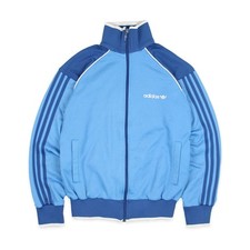 Adidas Beckenbauer Retro Jacke Vintage Blau Marineblau