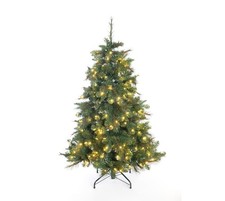 Weihnachtsbaum künstlicher Tannenbaum inkl. LED-Beleuchtung Fichte 180cm B-Ware