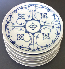 1 Speiseteller - Bareuther Indisch Blau Strohblume d 24 cm