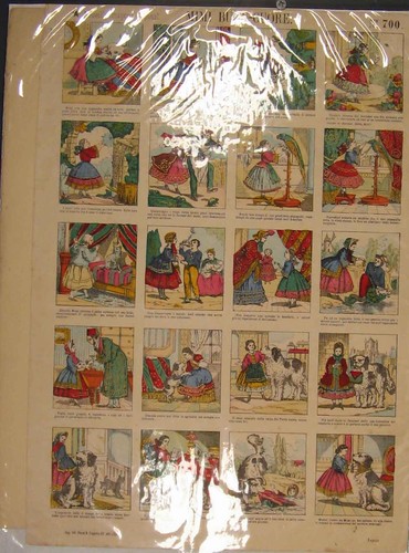 Original alter antiker druck - original,